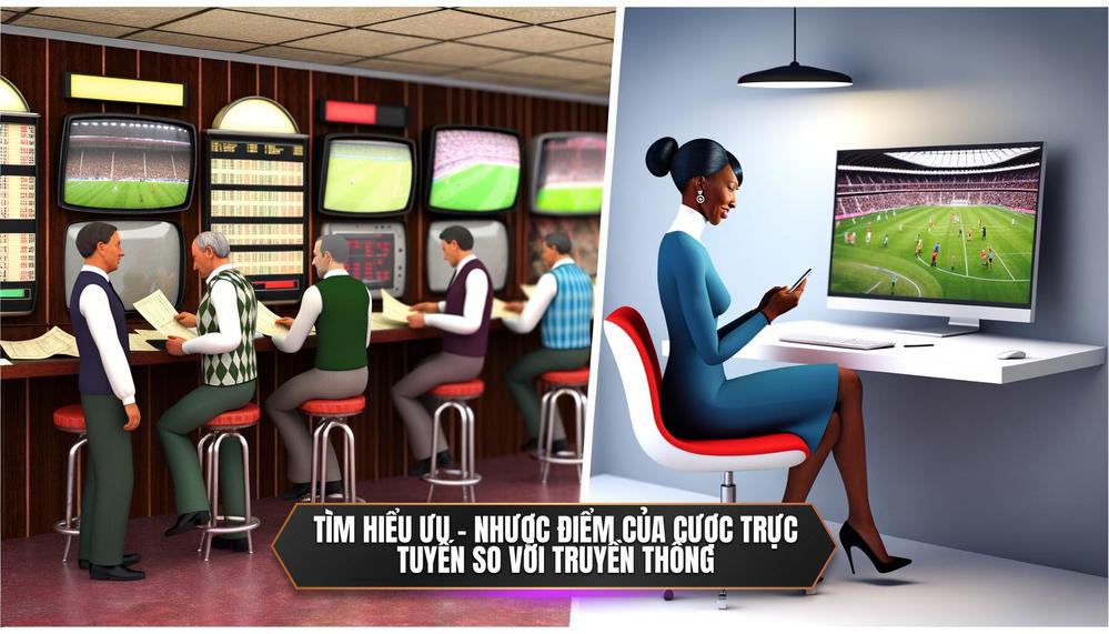 Tìm hiểu ưu – nhược điểm của cược trực tuyến so với truyền thống 